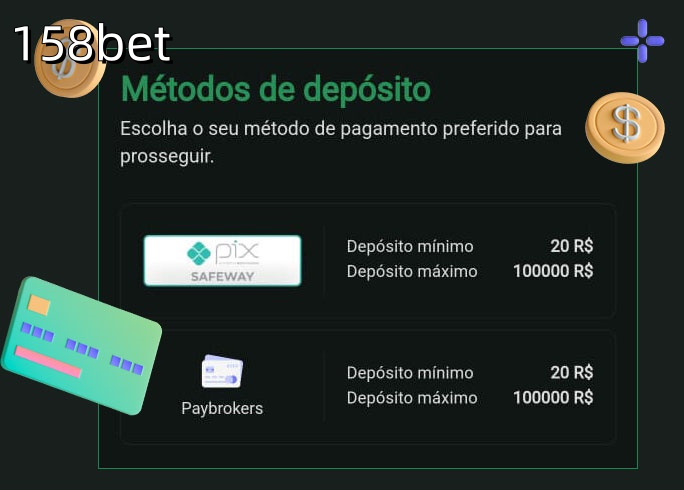 O cassino 158bet.combet oferece uma grande variedade de métodos de pagamento